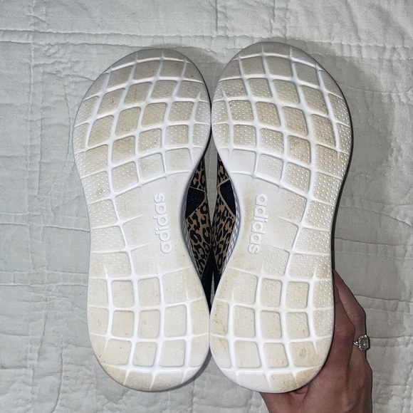Adidas Puremotion Adapt Cloudfoam Leopard Slip on Comfort Sneakers size 7.5 - Picture 6 of 8